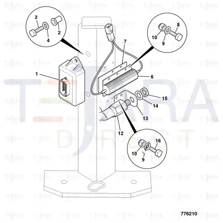 JCB Part No.# 728/31800, PC3 AUX ECU - JCB Spare Parts