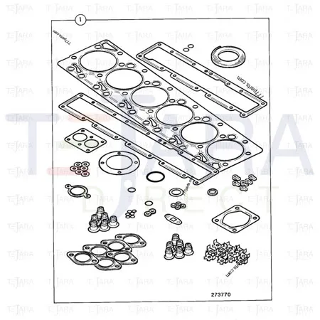 JCB Part No.# 02/910951, KIT-TOP GASKET - JCB Spare Parts
