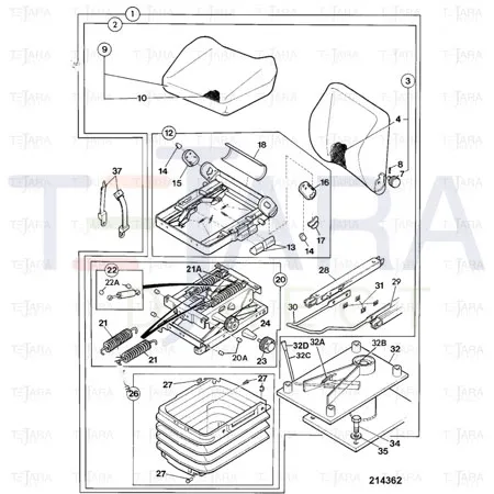 JCB Part No.# 1315/0412Z, SET SCREW M10x50 - JCB Spare Parts