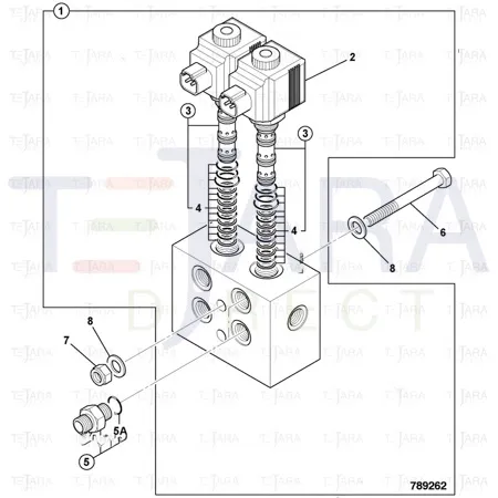 JCB Part No.# 25/223420, Kit-seal - JCB Spare Parts