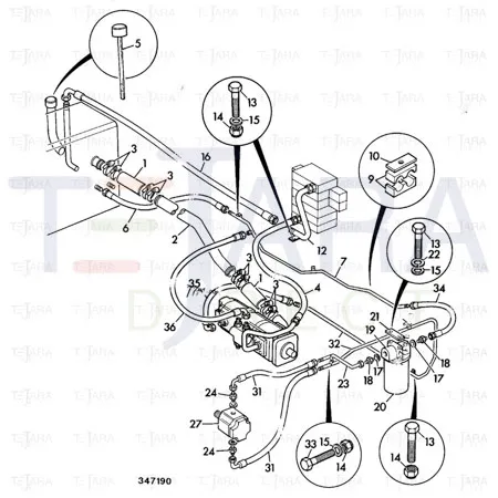JCB Part No.# 1356/0005Z, BACKNUT 5/8INBSP (P461) - JCB Spare Parts