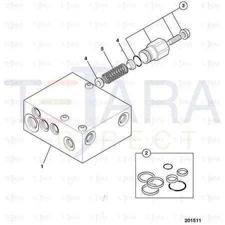 JCB Part No.# 15/911501, KIT -SEAL - JCB Spare Parts