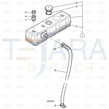 JCB Part No.# 02/201194, O RING - JCB Spare Parts
