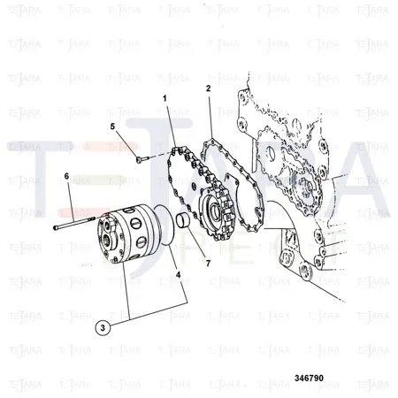 JCB Part No.# 10/907528, O RING - JCB Spare Parts