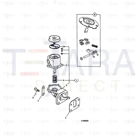 JCB Part No.# 02/200823, GASKET - JCB Spare Parts