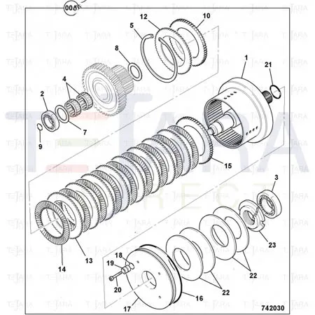 JCB Part No.# 331/16550, PRESSURE PLATE - JCB Spare Parts
