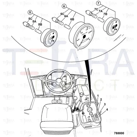 JCB Part No.# 700/50020, CAP - JCB Spare Parts