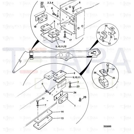 JCB Part No.# 162/03638, SHIM AXLE - JCB Spare Parts