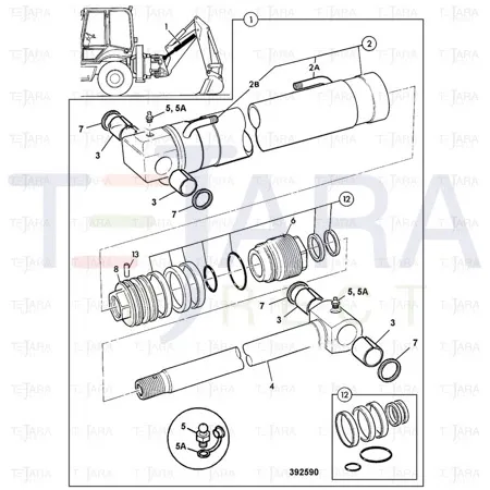 JCB Part No.# 904/15400, SEAL - JCB Spare Parts