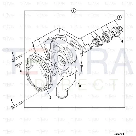 JCB Part No.# 02/202978, GASKET - JCB Spare Parts