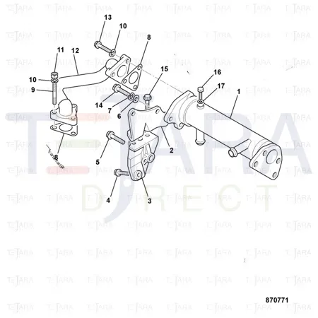 JCB Part No.# 02/802184, Bolt - JCB Spare Parts