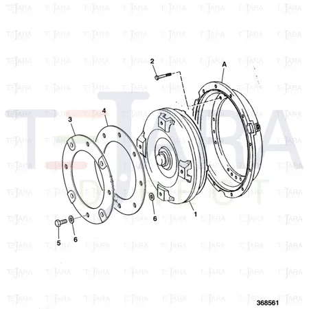 JCB Part No.# 331/16329, DIAPHRAGM - JCB Spare Parts