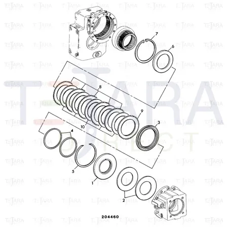 JCB Part No.# 10/907377, GASKET - JCB Spare Parts