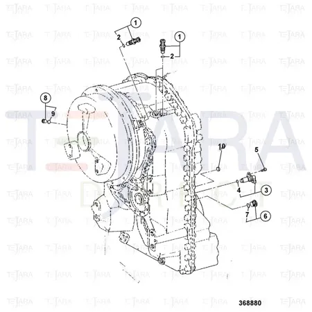 JCB Part No.# 04/600417, O RING - JCB Spare Parts