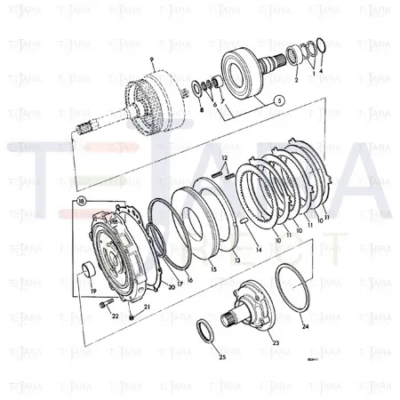 JCB Part No.# 04/500217, PUMP TRANSMISSION - JCB Spare Parts
