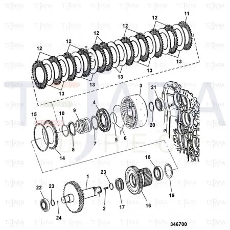 JCB Part No.# 04/600173, RING - JCB Spare Parts
