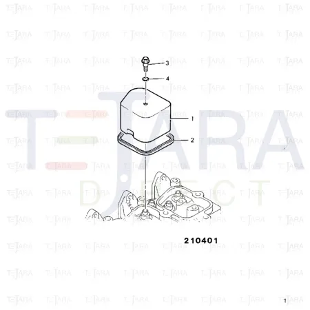 JCB Part No.# 02/910456, GASKET - JCB Spare Parts