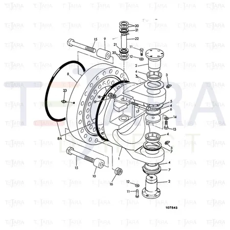 JCB Part No.# 813/00250, V SEAL - JCB Spare Parts