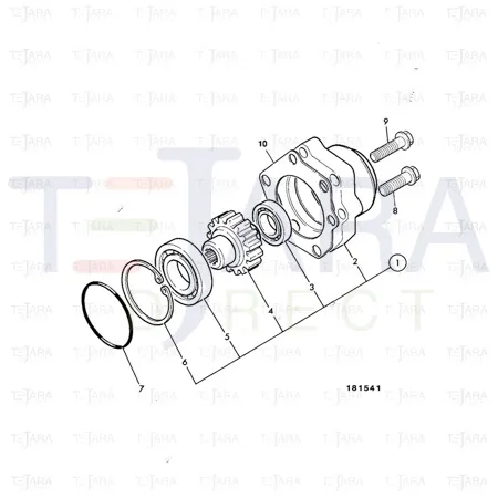JCB Part No.# 02/291150, Screw - JCB Spare Parts