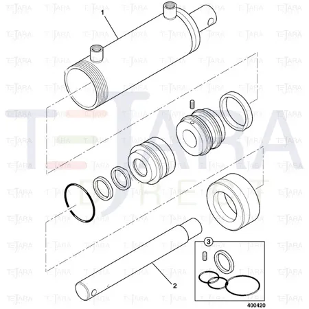 JCB Part No.# 998/10783, KIT SEAL - JCB Spare Parts