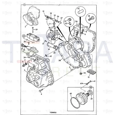 JCB Part No.# 25/101100, SOLENOID VALVE - JCB Spare Parts