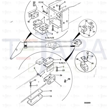 JCB Part No.# 162/02505, SHIM 150X95X0.7MM - JCB Spare Parts