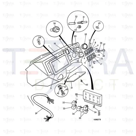 JCB Part No.# 716/05300, RELAY-HAZARD - JCB Spare Parts