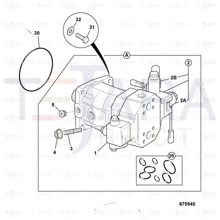 JCB Part No.# 20/951994, Kit-seal - JCB Spare Parts