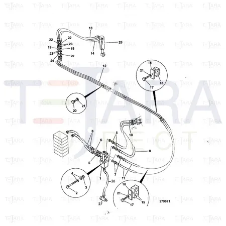 JCB Part No.# 1315/3319Z, (W) BOLT M8X90 - JCB Spare Parts