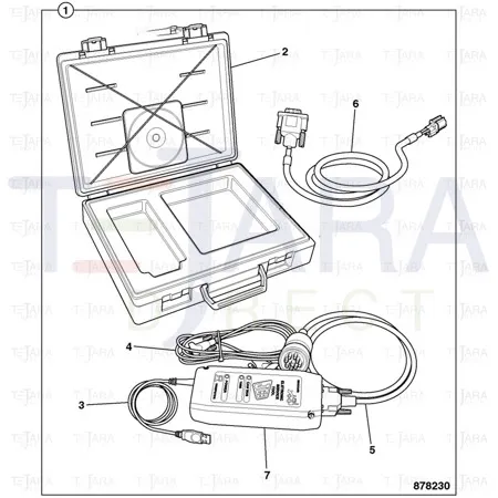 JCB Part No.# 728/26500, USB DATA LINK ADAPTOR (DL - JCB Spare Parts