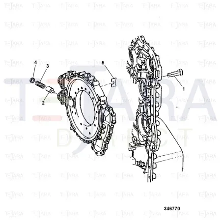JCB Part No.# 04/600287, PISTON - JCB Spare Parts