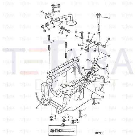 JCB Part No.# 993/29700, Kit-drain - JCB Spare Parts