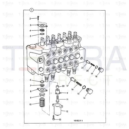 JCB Part No.# 25/608202, SPRING - JCB Spare Parts
