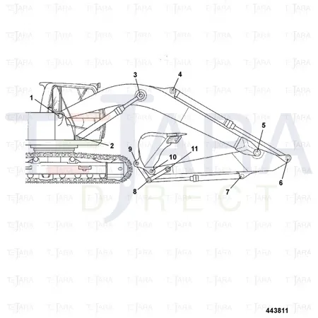 JCB Part No.# JRV0582, SHIM - JCB Spare Parts