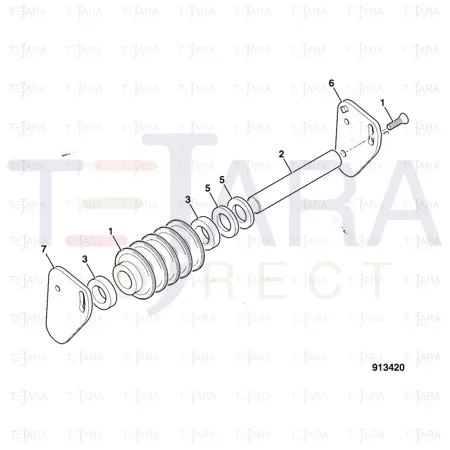 JCB Part No.# 829/31603, SPACER - JCB Spare Parts