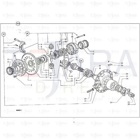 JCB Part No.# 10/906411, DISC OUTER CLUTCH - JCB Spare Parts
