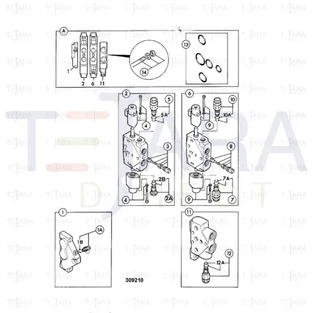 JCB Part No.# 25/221536, KIT, SEAL - JCB Spare Parts