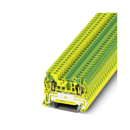Phoenix Contact, Spring cage ground terminal block - ST 2,5-PE