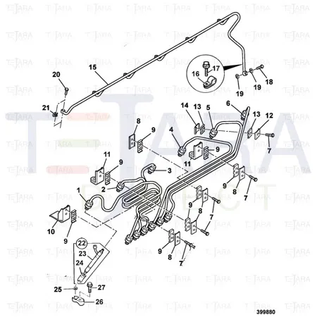 JCB Part No.# 02/911251, PIPE - JCB Spare Parts