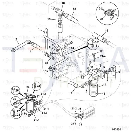 JCB Part No.# 1316/3512D, BOLT M12X50 - JCB Spare Parts