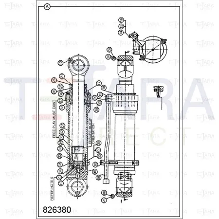 JCB Part No.# 550/42219, Seal Kit - JCB Spare Parts
