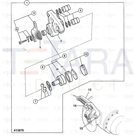 JCB Part No.# 15/920291, KIT - SPRING - JCB Spare Parts