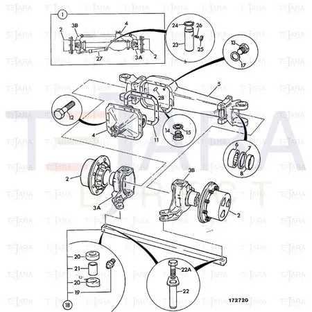 JCB Part No.# 448/04802, MASKING RING - JCB Spare Parts