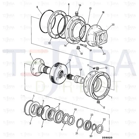 JCB Part No.# 980/04109, O RING - JCB Spare Parts