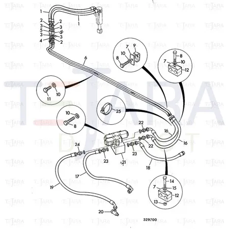 JCB Part No.# 903/04052, Kit-seal solenoid valve - JCB Spare Parts