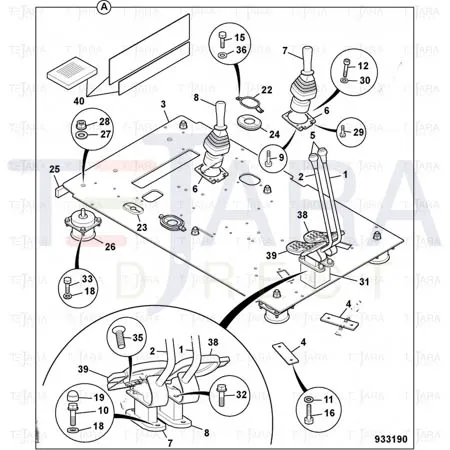 JCB Part No.# 1391/3208D, CAP SCREW M6x30 - JCB Spare Parts