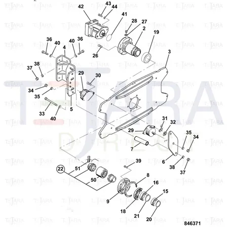 JCB Part No.# 4033/11292, SLEEVE - JCB Spare Parts