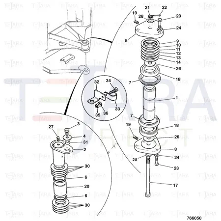 JCB Part No.# 819/00037, SHIM 0.90 MM - JCB Spare Parts