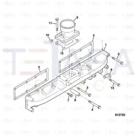 JCB Part No.# 02/950369, Gasket - JCB Spare Parts