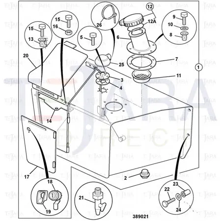 JCB Part No.# 123/06343, SEAL - JCB Spare Parts